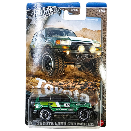 Hot Wheels Silver Series Toyota Land Cruiser 80 – (Imported) 1:64 Scale