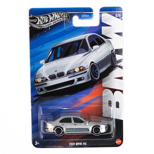 HotWheels Silver Series 2001 BMW M5 – (Imported) 1:64 Scale