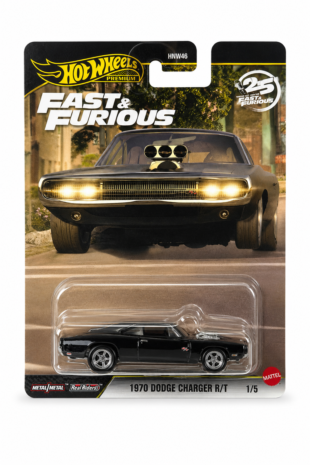 Hot Wheels 1970 Dodge Charger R/T The Fast and the Furious die-cast collectible car