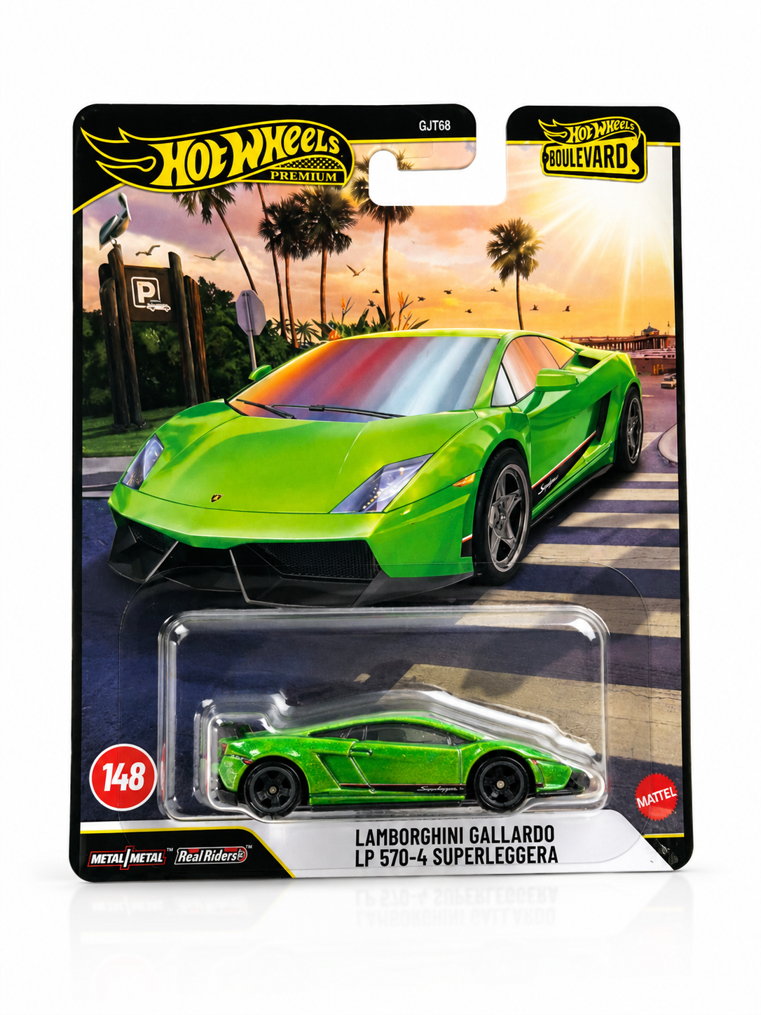 Lamborghini Gallardo LP 570-4 Superleggera diecast model car collectible replica in detailed finish