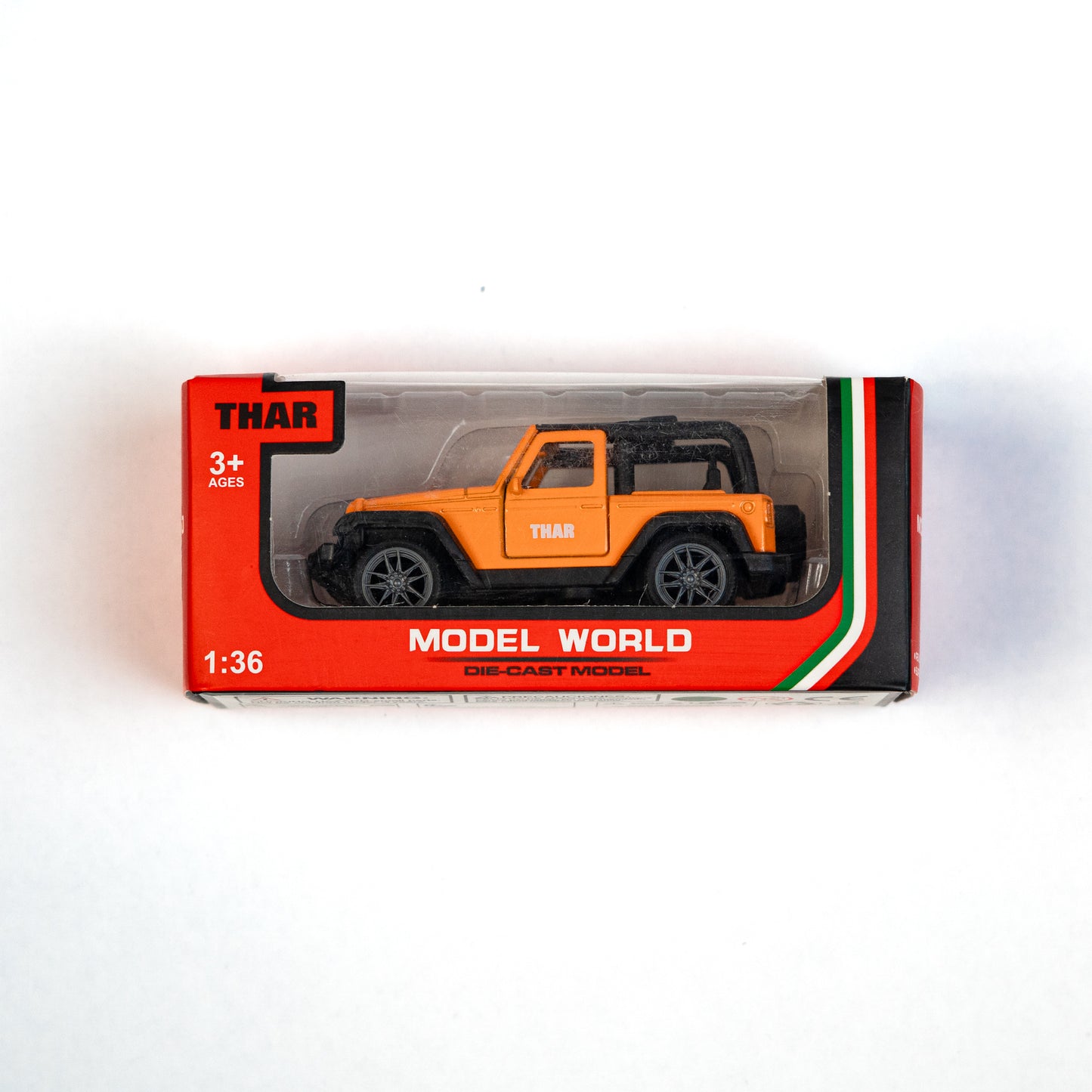 Pull Back Opened Roof Thar Car Toy Diecast Metal – 1:36 scale