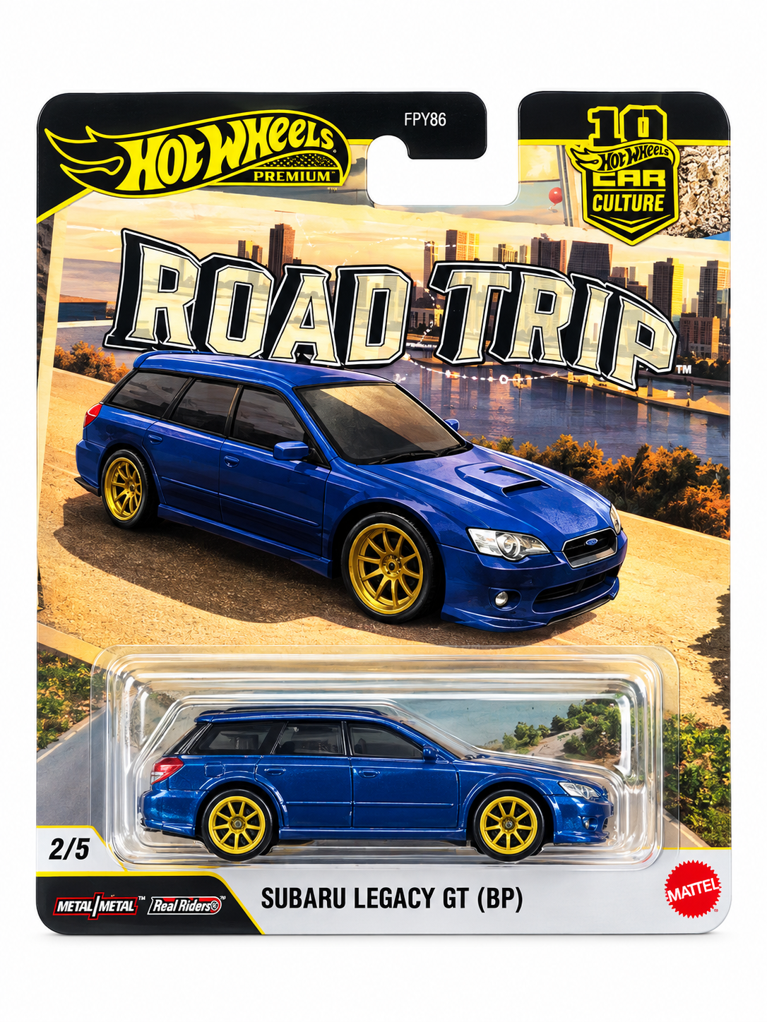 Hot Wheels Car Culture Road Trip Subaru Legacy GT (BP)