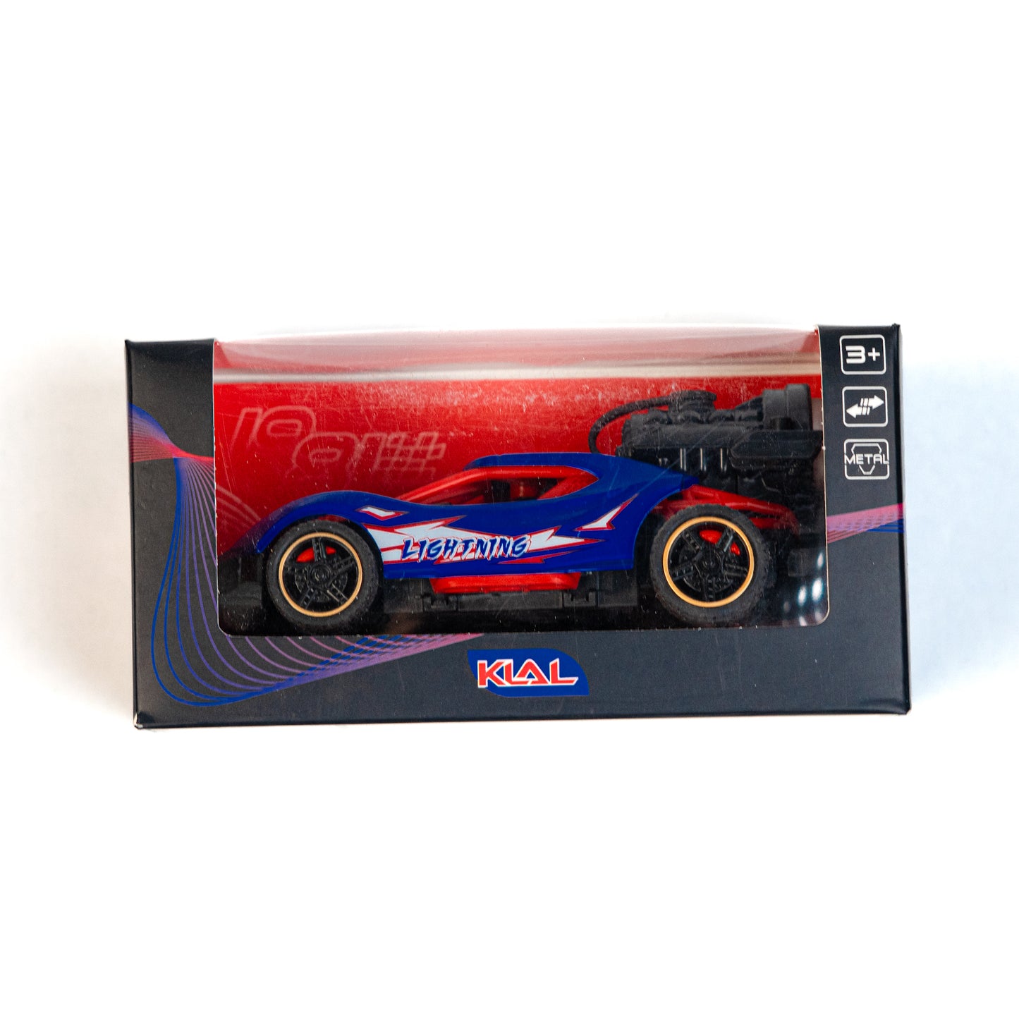 Mini Metal Pull-Back Car with Mist Smoke Spray  and Light Up