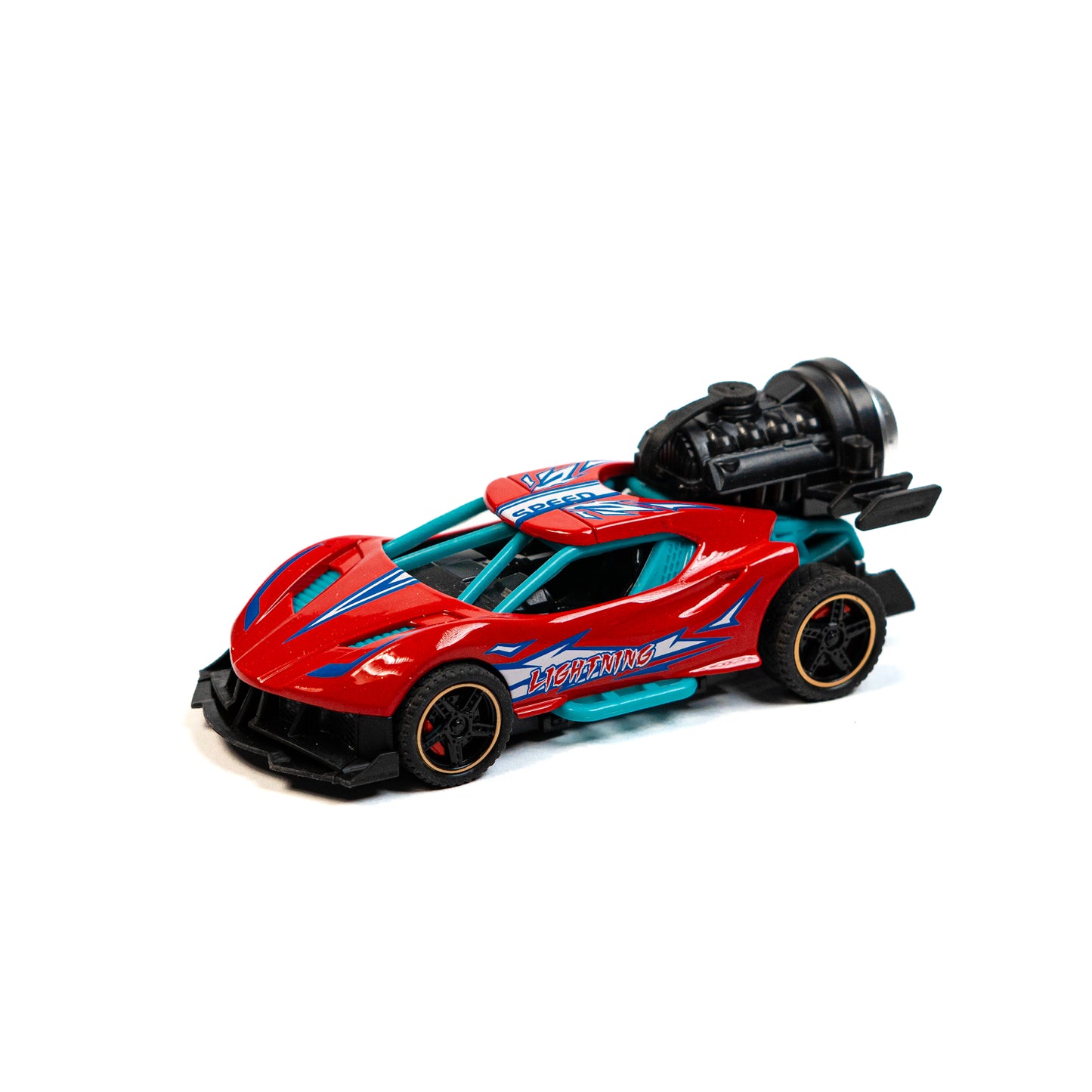 Mini Metal Pull-Back Car with Mist Smoke Spray  and Light Up