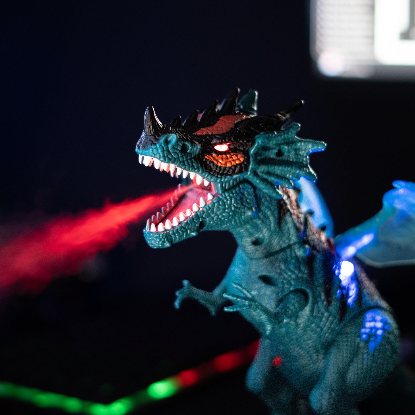 Walking Dinosaur Toy with Realistic Sound & Smoke  Spray | Remote Control Dinosaur Toy
