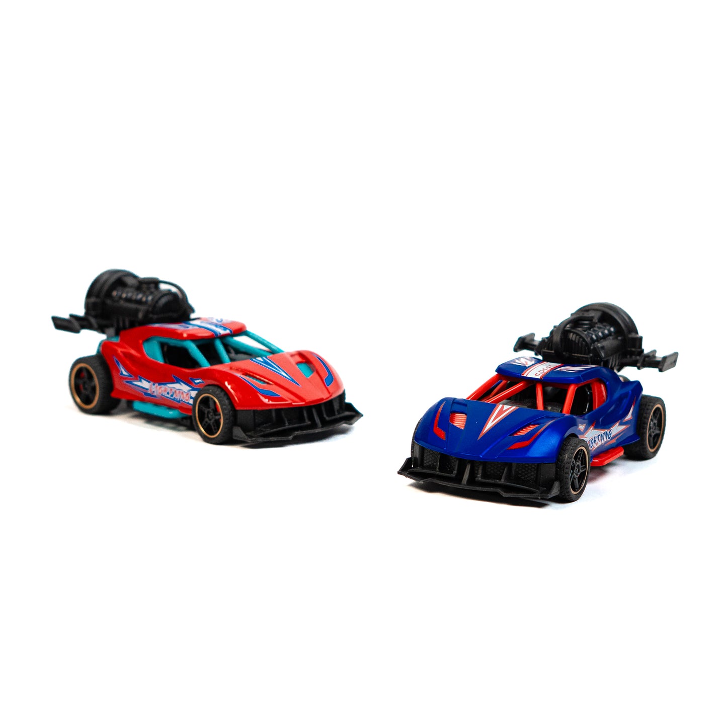 Mini Metal Pull-Back Car with Mist Smoke Spray  and Light Up