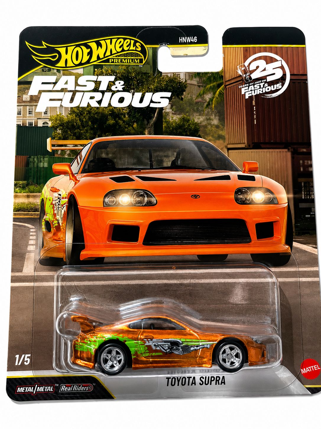 Hot Wheels Premium Fast & Furious 25th Anniversary Toyota Supra Chase