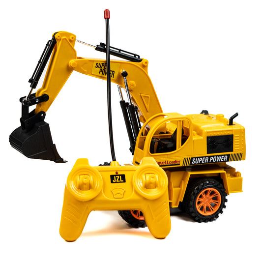 JCB Cheetah Remote Control Vehicle with Moving Arm & LED  Flash Lights | High-Speed RC Construction Toy