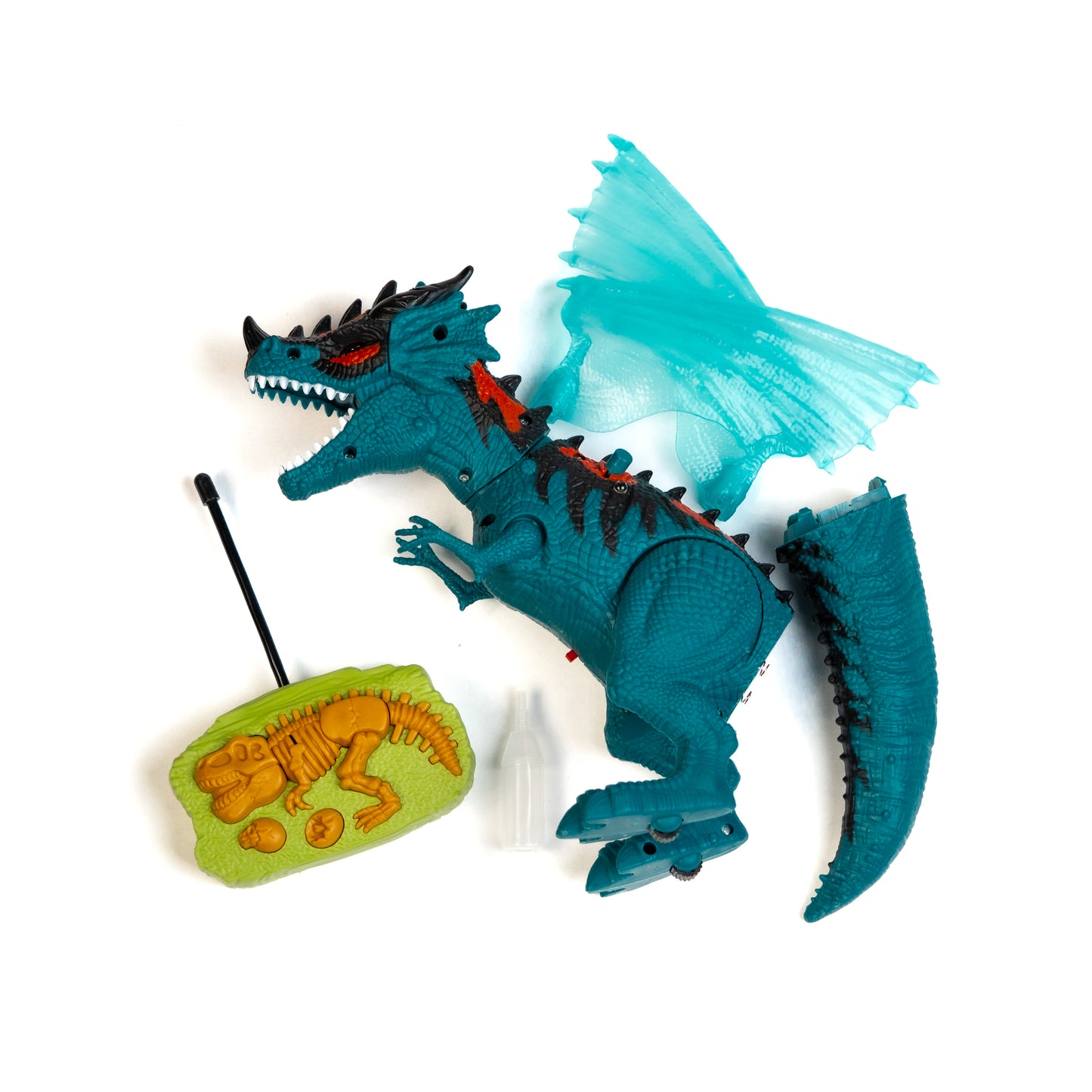 Walking Dinosaur Toy with Realistic Sound & Smoke  Spray | Remote Control Dinosaur Toy
