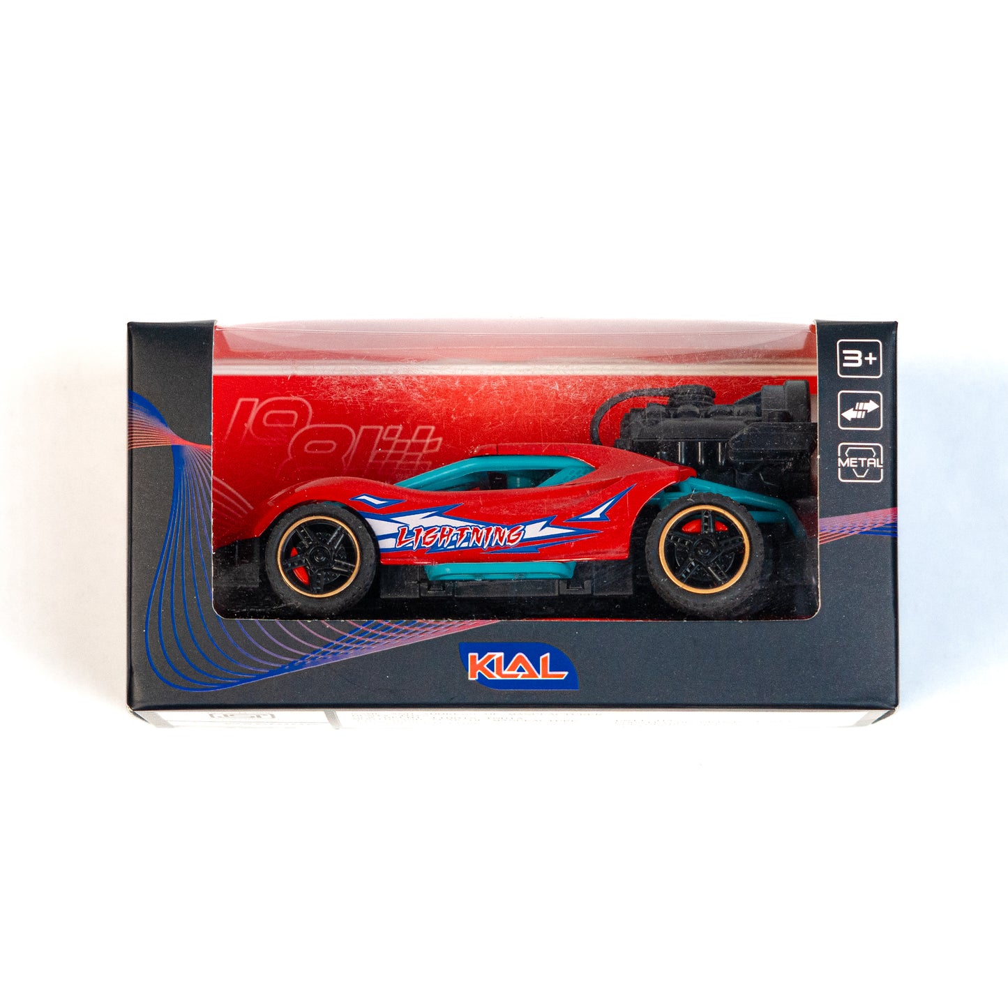 Mini Metal Pull-Back Car with Mist Smoke Spray  and Light Up