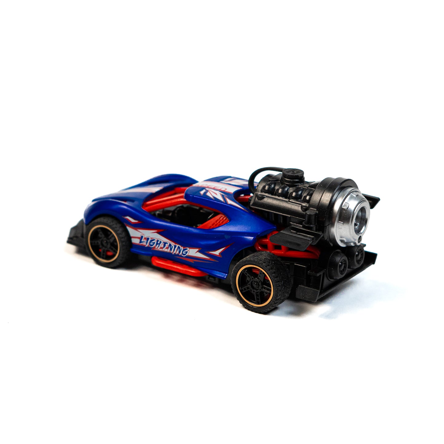 Mini Metal Pull-Back Car with Mist Smoke Spray  and Light Up