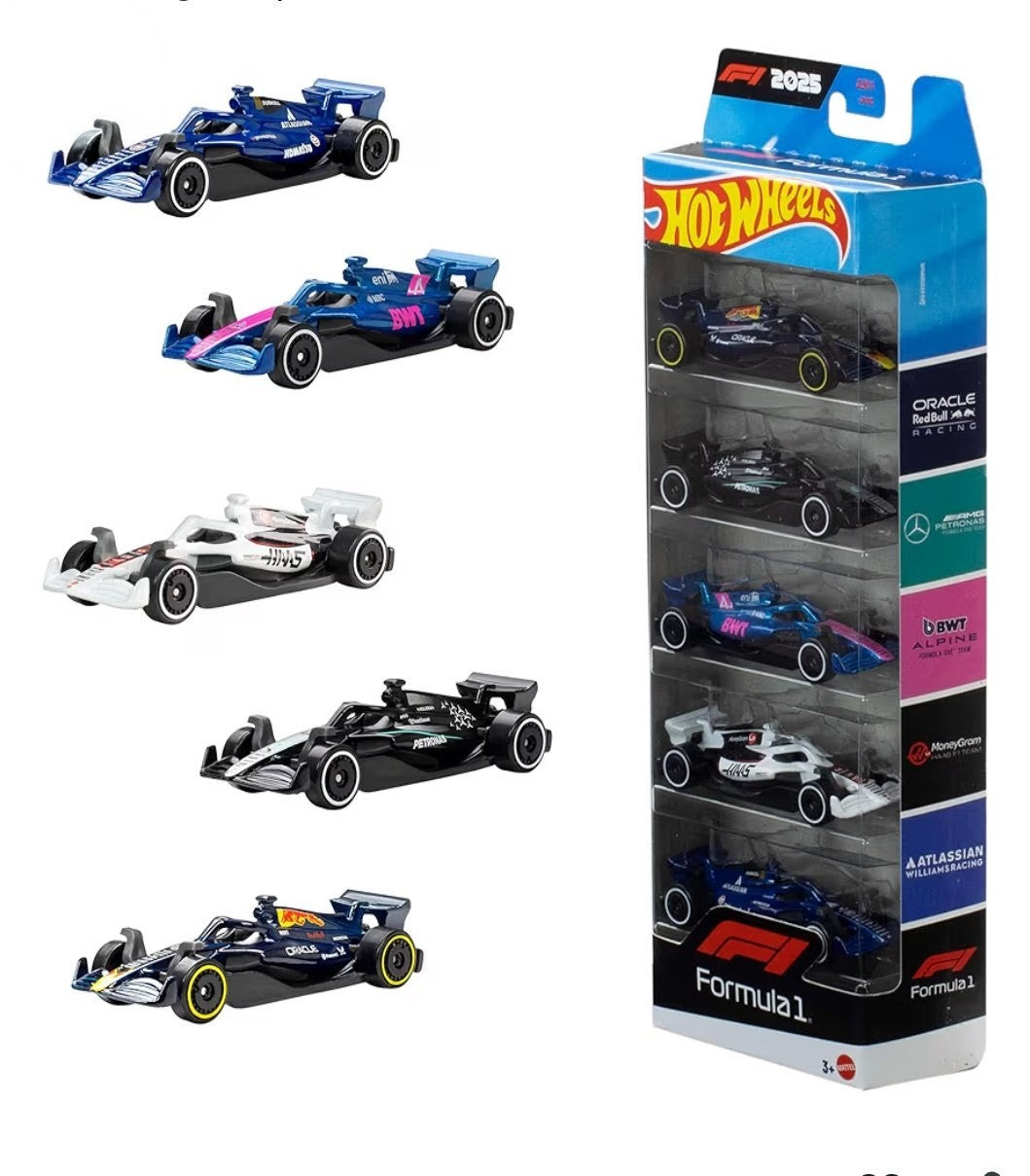 Hot Wheels Formula 1 F1 5-Pack