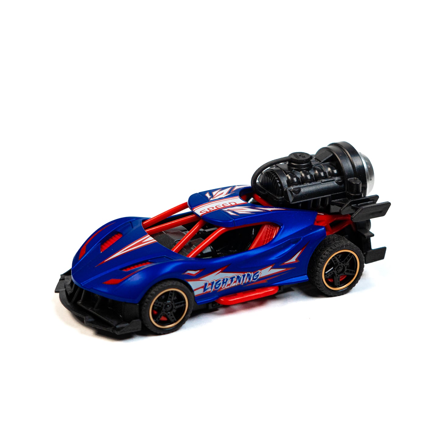 Mini Metal Pull-Back Car with Mist Smoke Spray  and Light Up