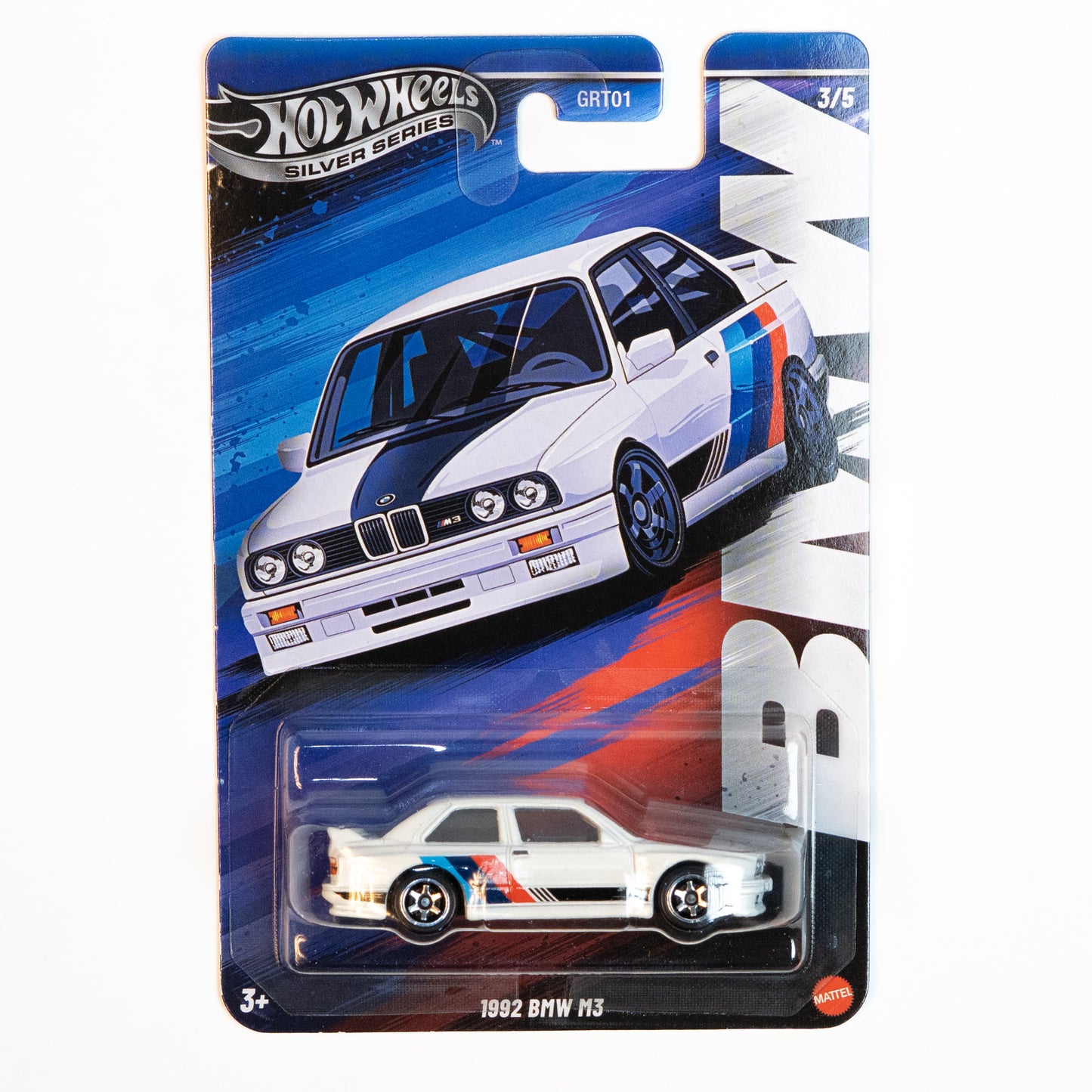 HotWheels Silver Series 1992 BMW M3 – (Imported) 1:64 Scale