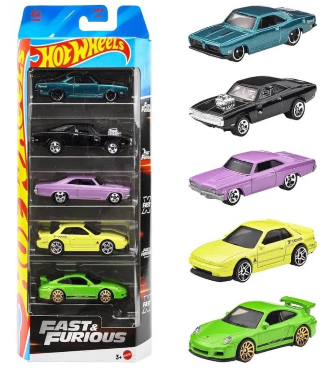 Hot Wheels Fast & Furious 5 Pack die cast cars set India