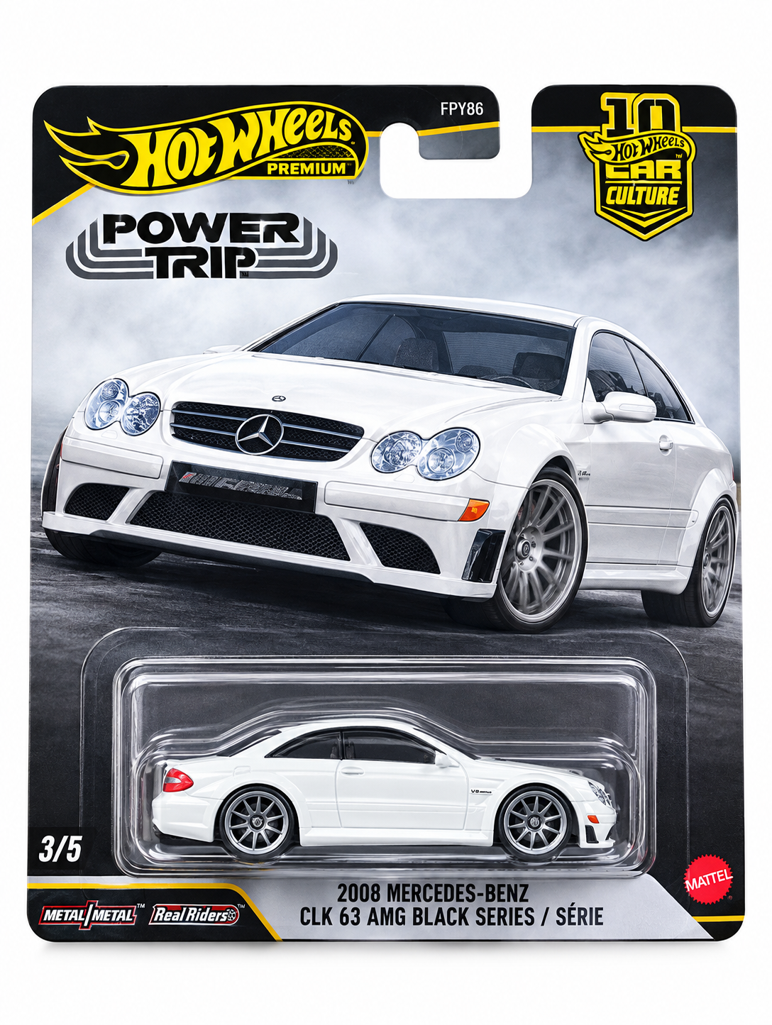 Hot Wheels Premium Car Culture Power Trip 2008 Mercedes-Benz CLK 63 AMG