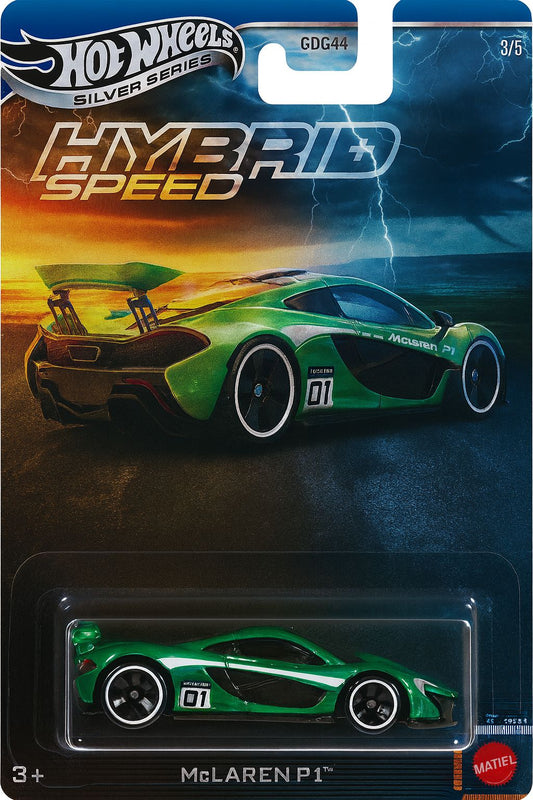 Hot Wheels McLaren P1 Hybrid Speed die cast toy car 1:64 scale