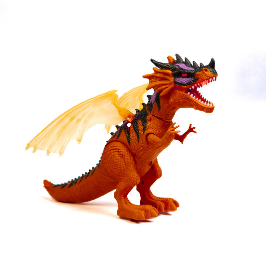 Walking Dinosaur Toy with Realistic Sound & Smoke  Spray | Remote Control Dinosaur Toy