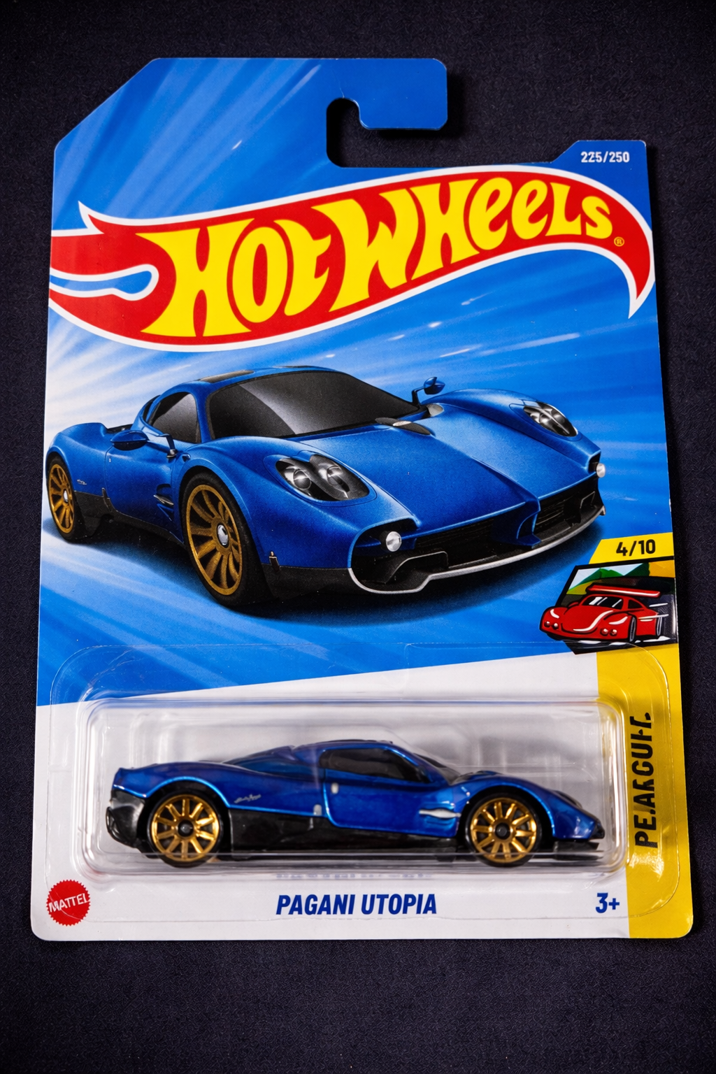 Hot Wheels Pagani Utopia die cast toy car 1:64 scale
